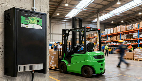 GECI Wall-mounted Green Diamond Forklift Opportunity Charger